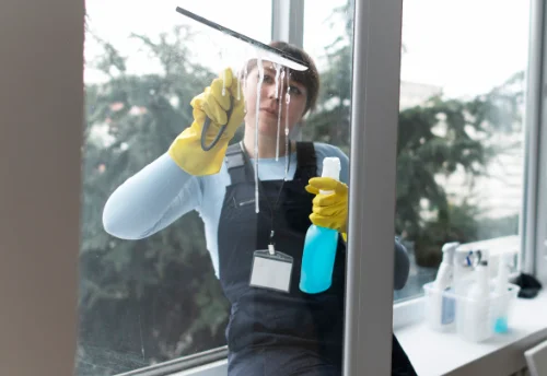 Nettoyage de vitres intérieures et extérieures au Thillay